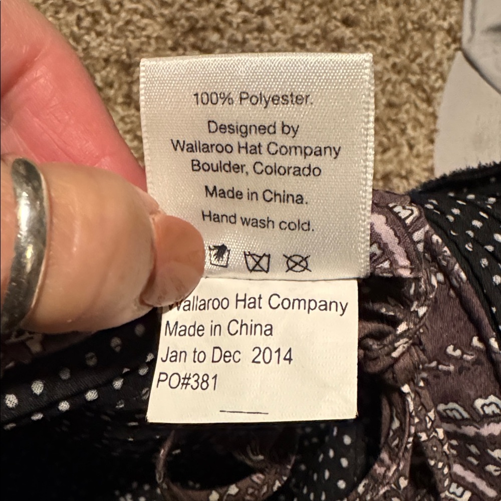 Wallaroo Hat Company Scrunchie travel / beach hat - like new! - Picture 5 of 7